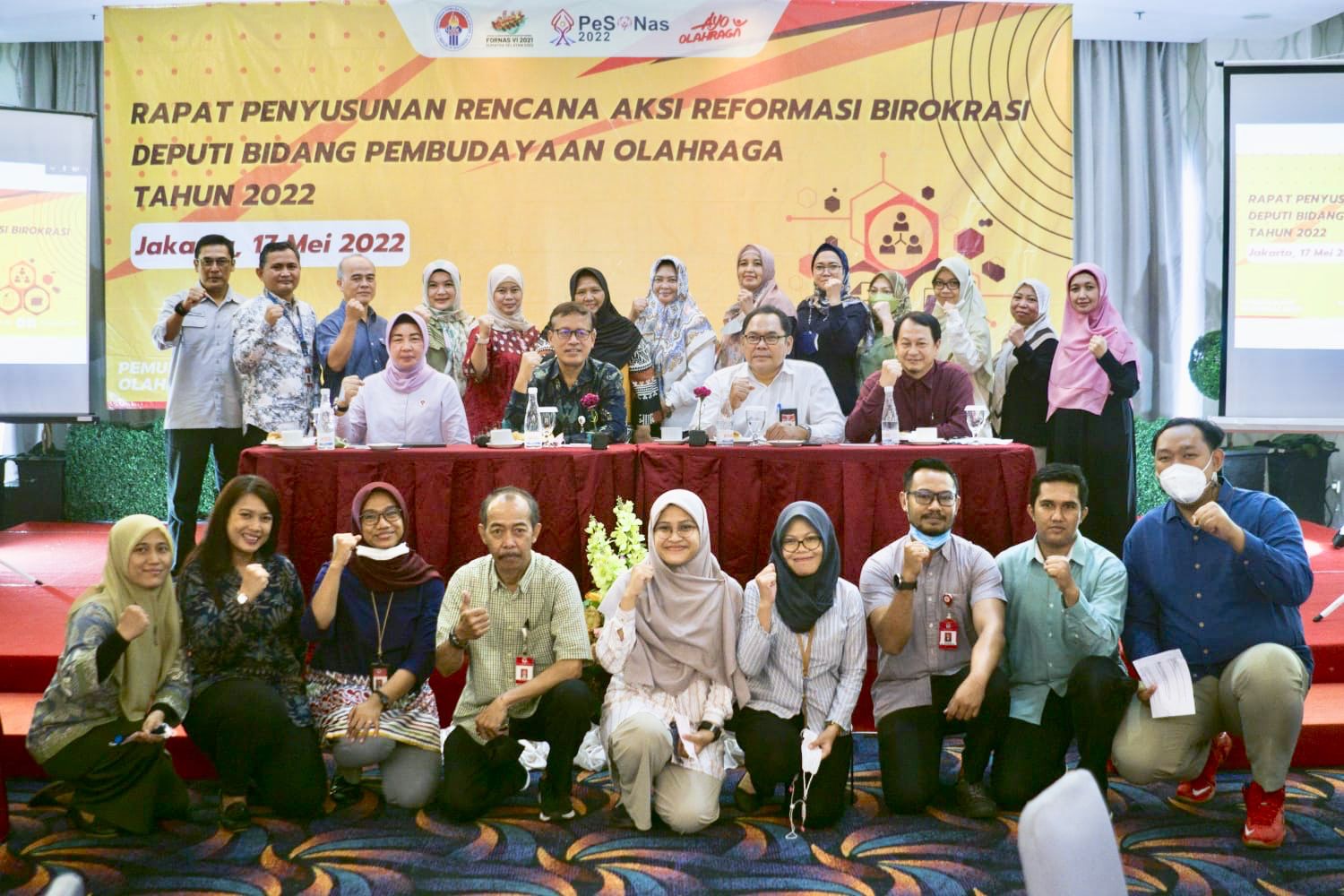 Rapat Penyusunan Rencana Aksi RB: Kepuasaan Masyarakat atas Layanan Pemerintah Sama Pentingnya dengan Peningkatan Angka Partisipasi Berolahraga Masyarakat