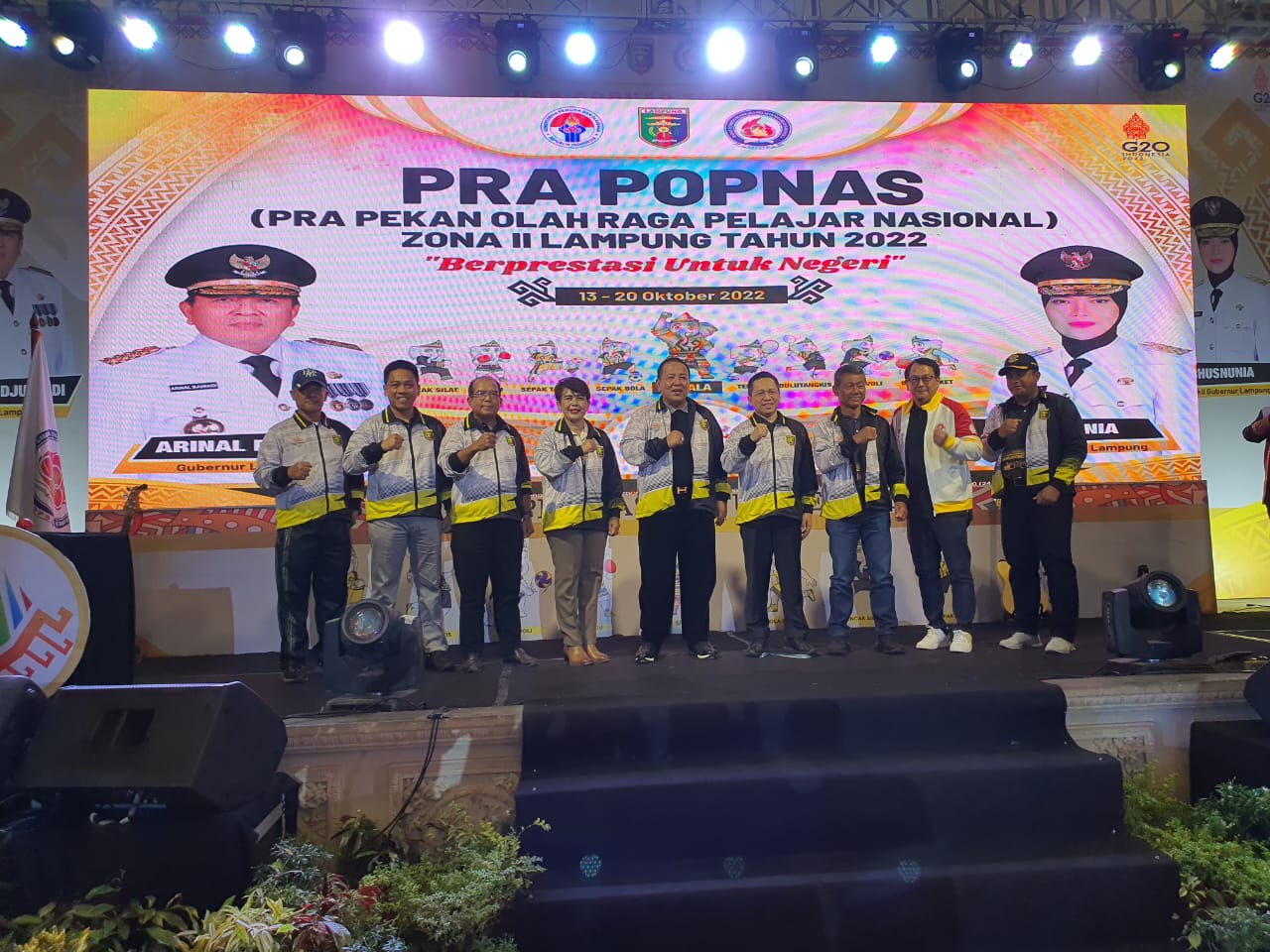 Pra Pekan Olahraga Pelajar Nasional (POPNAS) 2022 Zona II Lampung