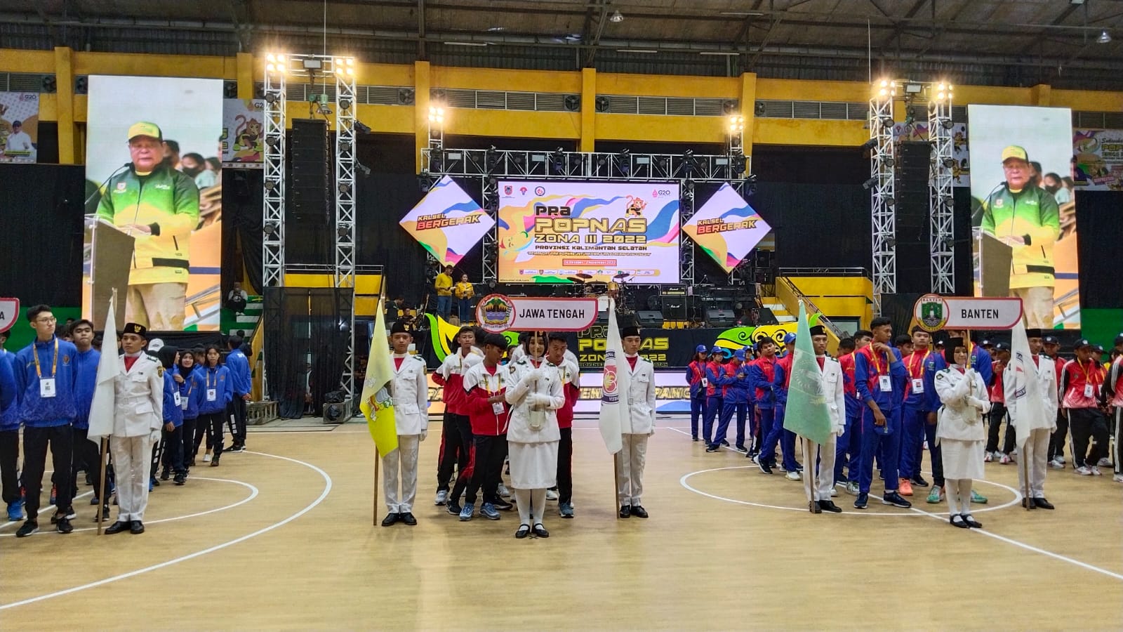 Pra POPNAS Zona III Resmi Dibuka, Gubernur Terima Kasih Atas Kepercayaan Kalsel Sebagai Tuan Rumah