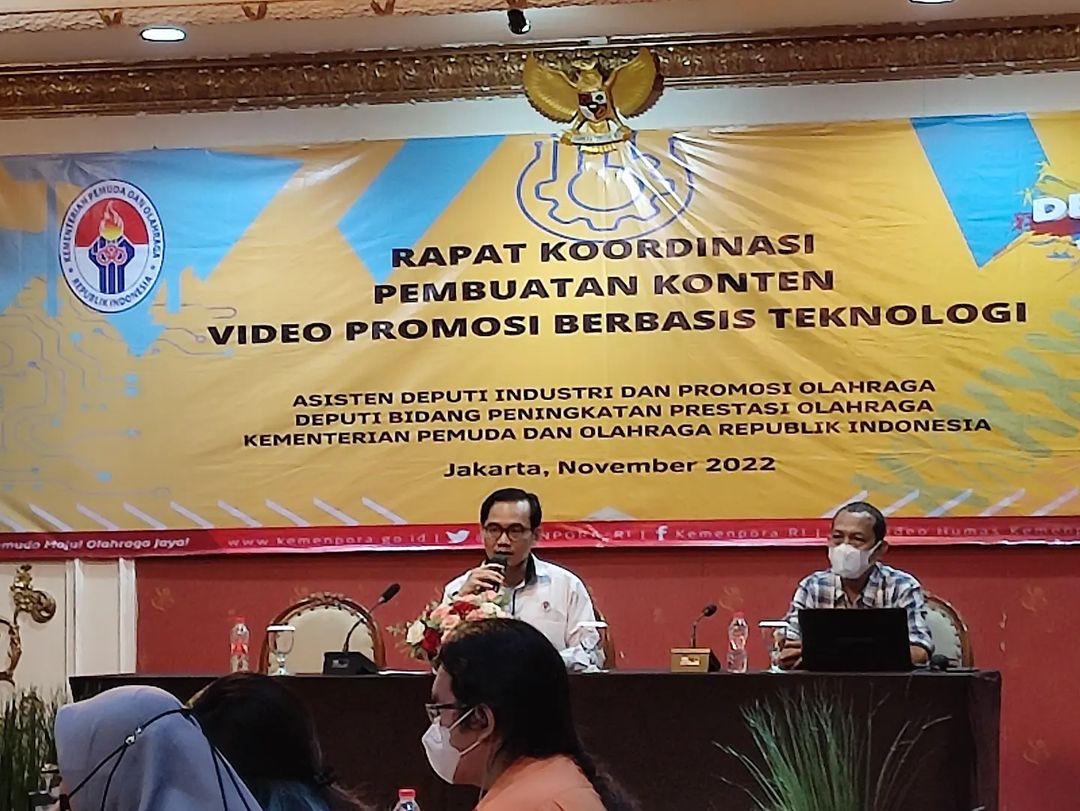 Rapat Koordinasi Pembuatan Content Video Promosi Olahraga Berbasis Teknologi (E-Sport)