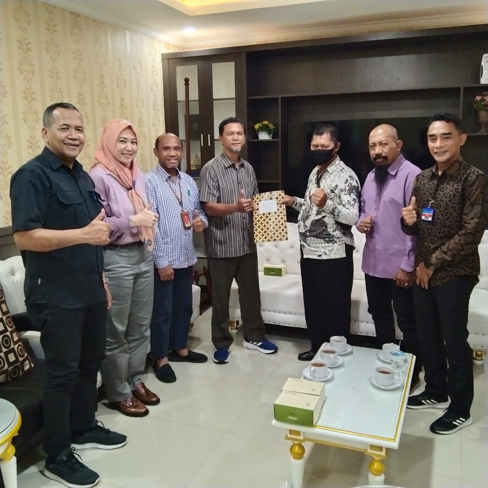 Kunjungan Kerja Dinas Pemuda dan Olahraga Kota Ternate