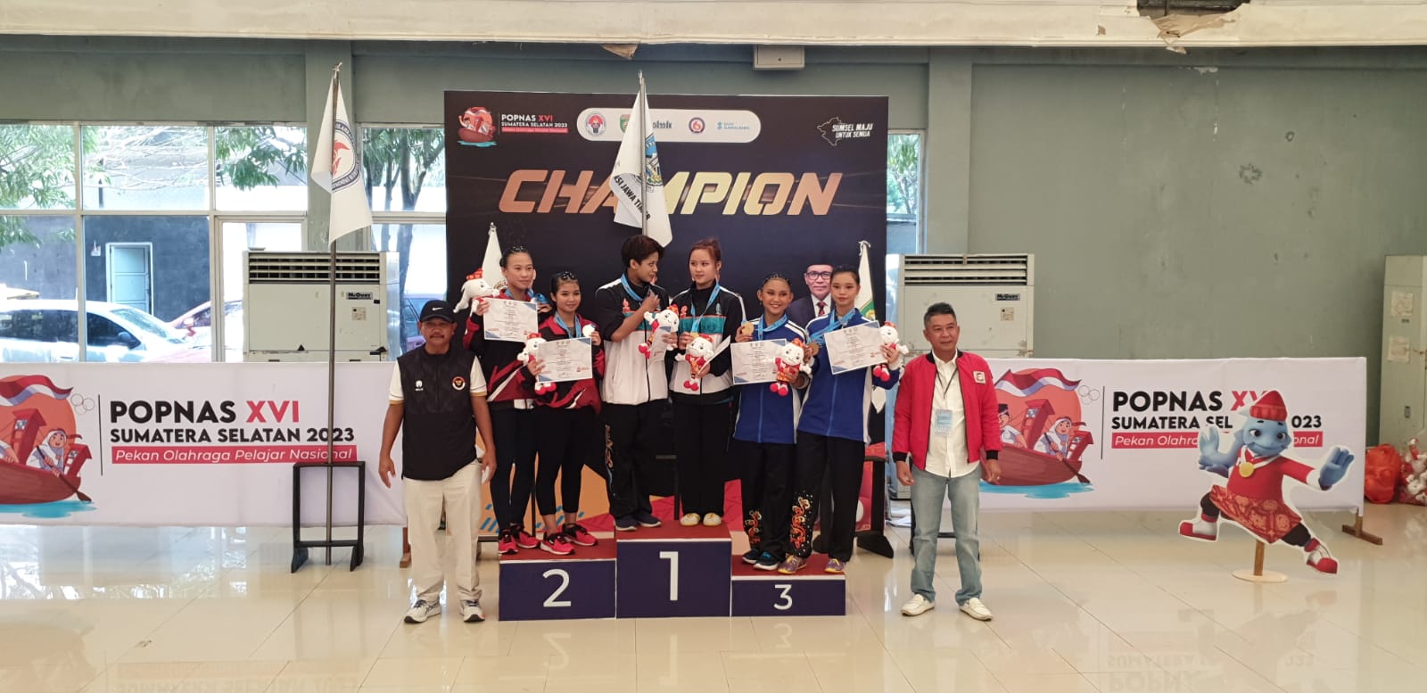 Kontingen Provinsi DKI Jakarta Raih Juara Umum Berkat Wushu.