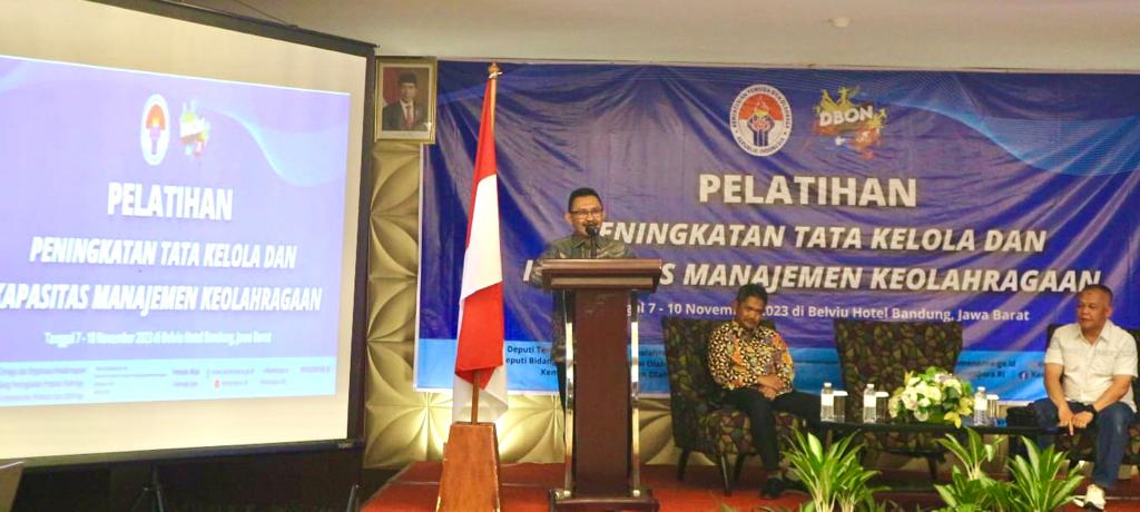 Komitmen Bersama Memajukan Olahraga, Kemenpora Gelar Pelatihan Peningkatan Tata Kelola dan Kapasitas Manajemen Keolahragaan