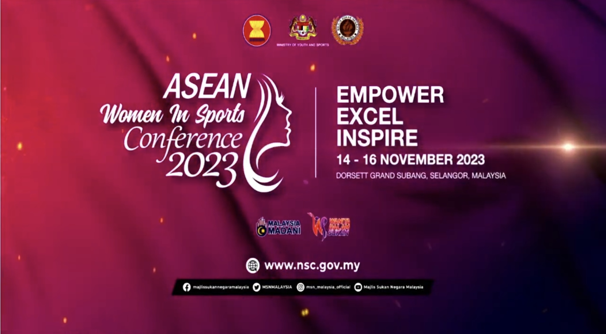 Promosikan Kesetaraan Gender Dalam Peliputan Media Olahraga Kemenpora RI Hadiri   Forum ASEAN Women in Sports Conference 2023