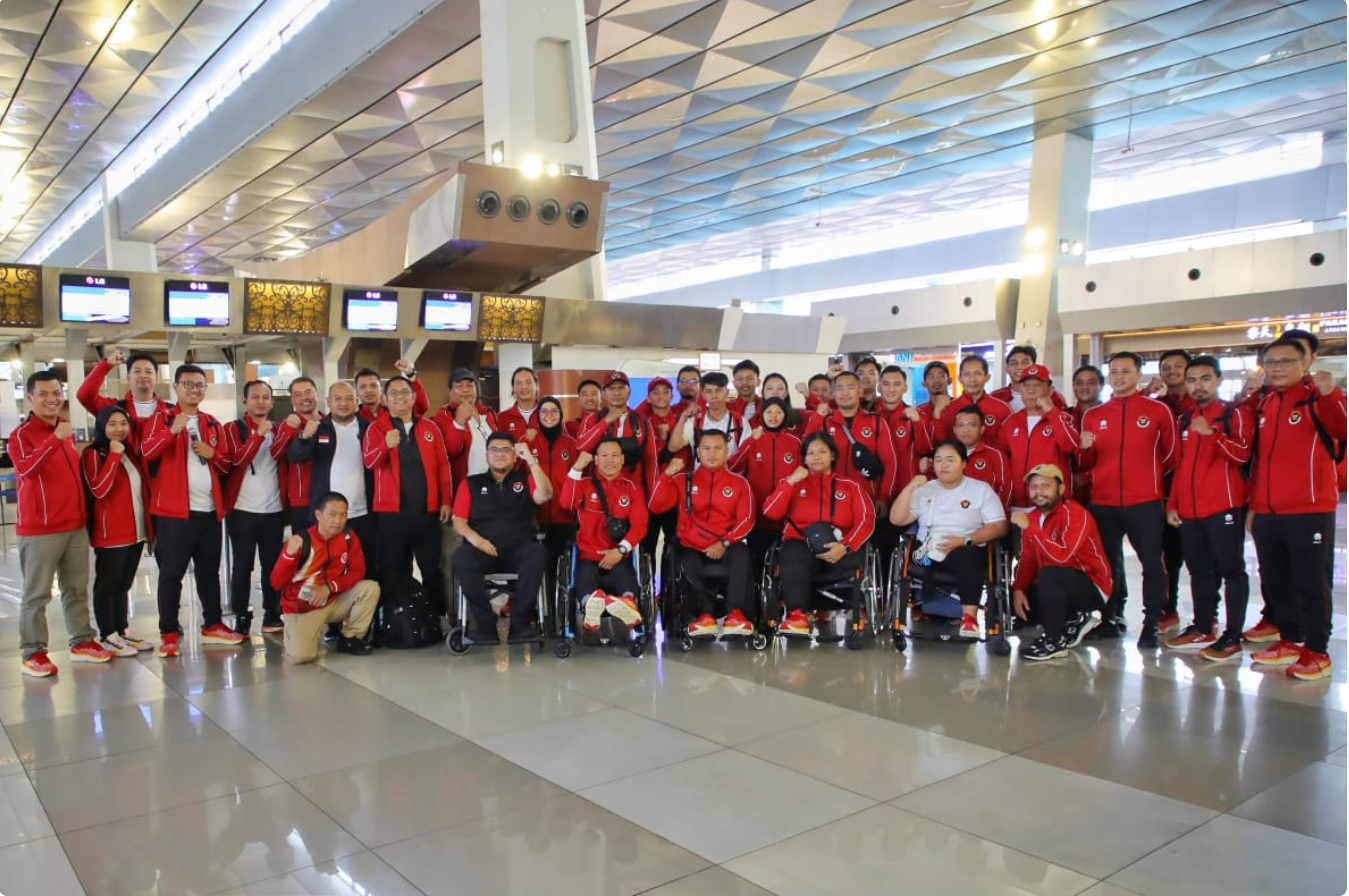 Ajang Pemantapan Menuju Paralimpiade 2024 Paris, Kemenpora Lepas Tim Indonesia ke Ajang IWAS World Games 2023