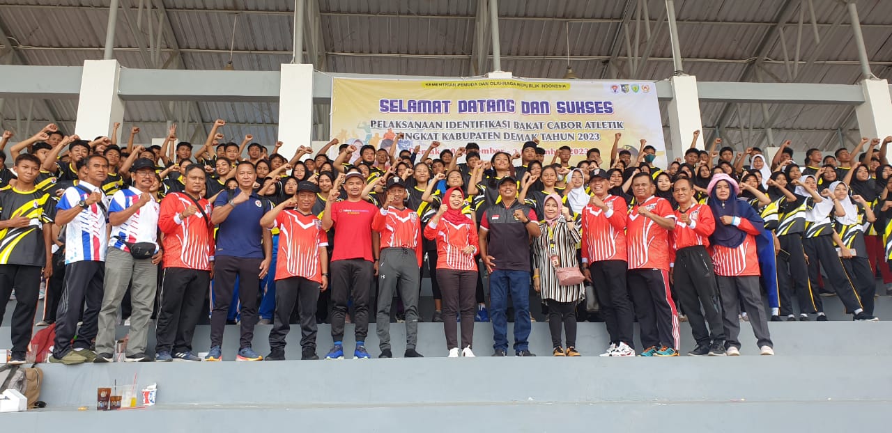 Berburu Calon Atlet Atletik Di Demak, Kemenpora RI Menggelar Tes Identifikasi Bakat