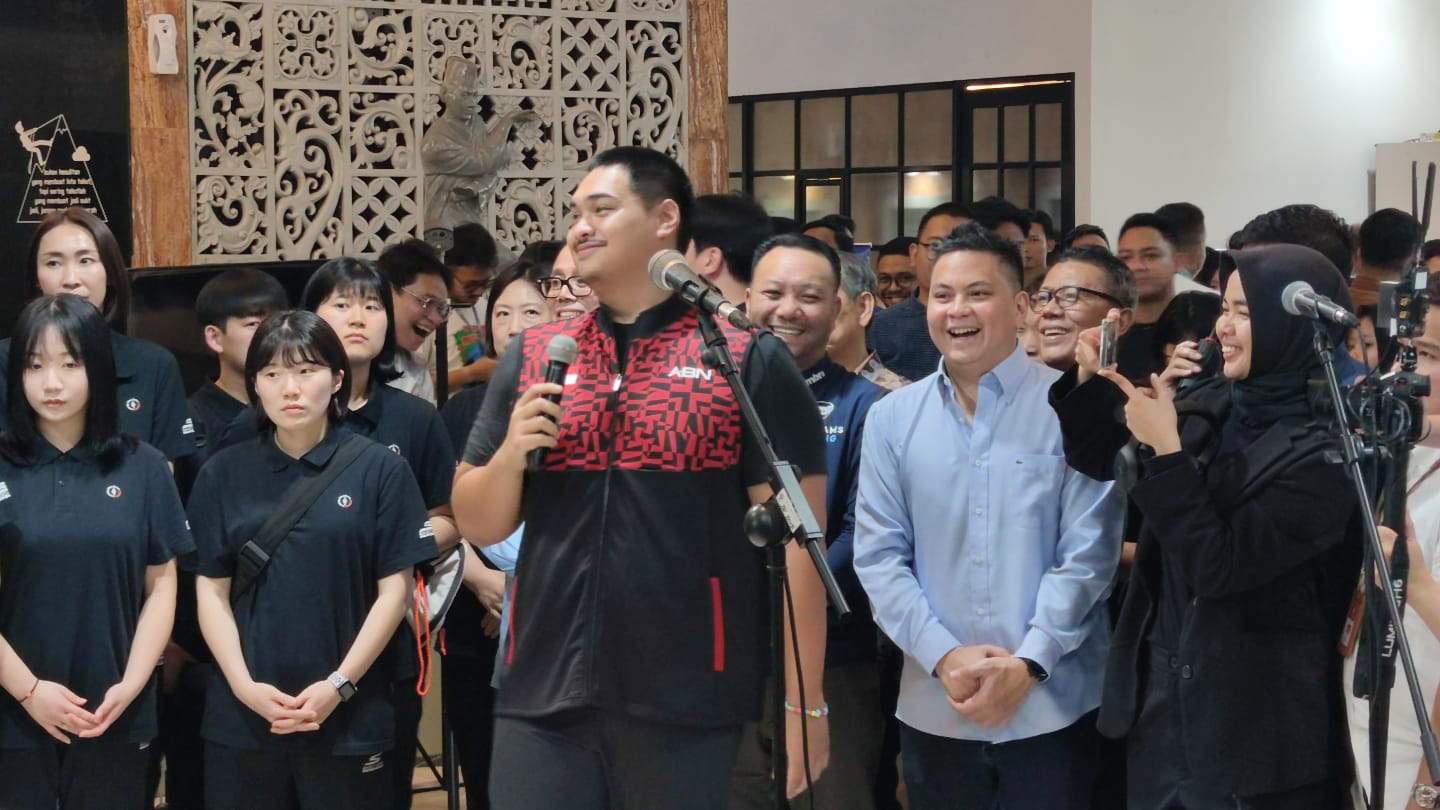 Kemenpora RI Gelar Konferensi Pers Dengan Tim Volley Ball Red Sparks