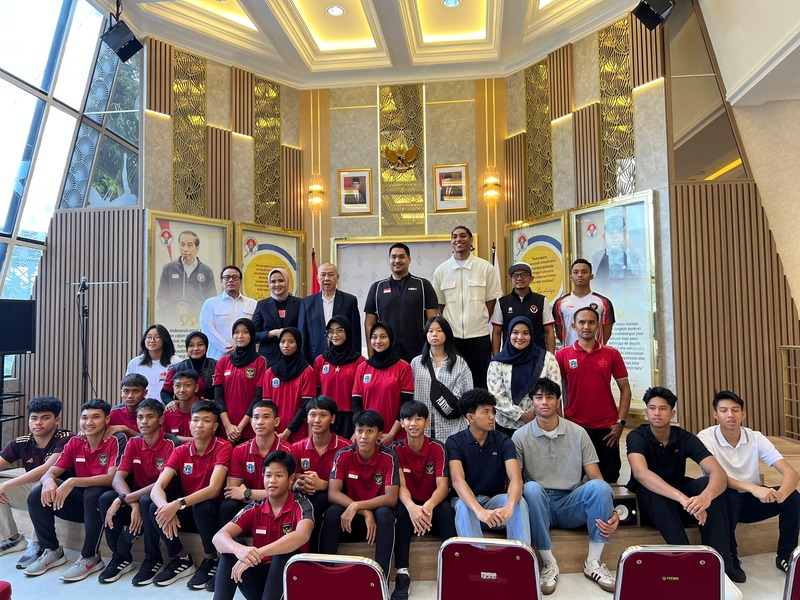 Sharing Session Atlet Asean School Games Tahun 2024 dengan Menteri Pemuda dan Olahraga dan Derrick Michael Xzavierro