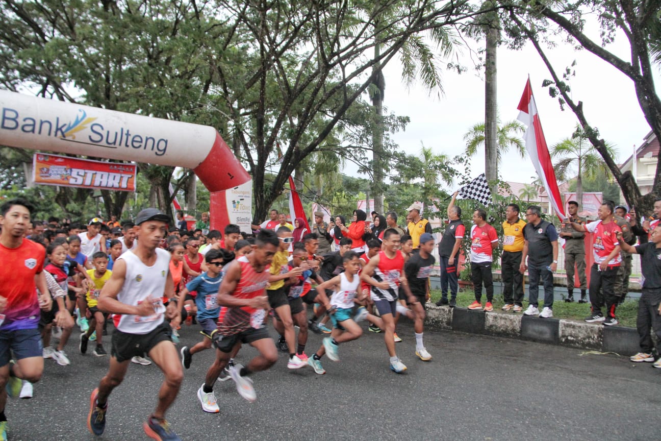 Fun Run 5K Menjadi Penutup Rangkaian Kejuaraan Tarkam di Parigi Moutong