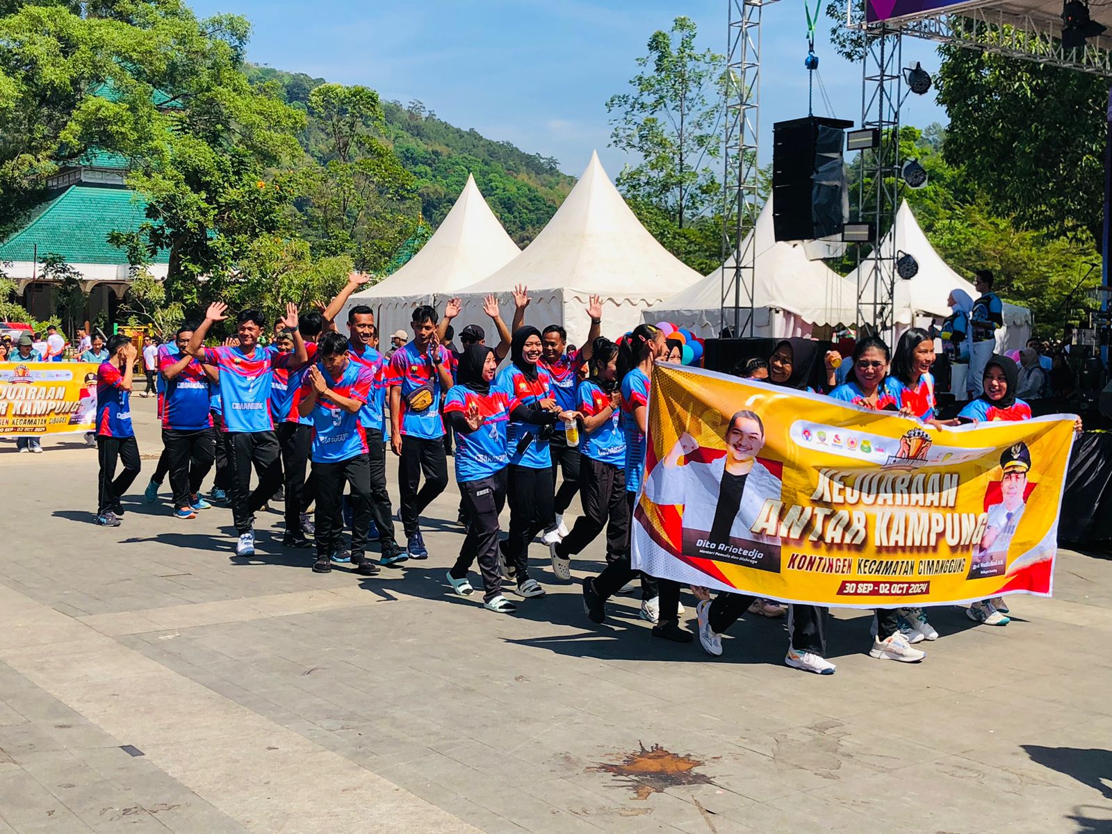 Pembukaan Tarkam Kemenpora di Sumedang Berlangsung Meriah