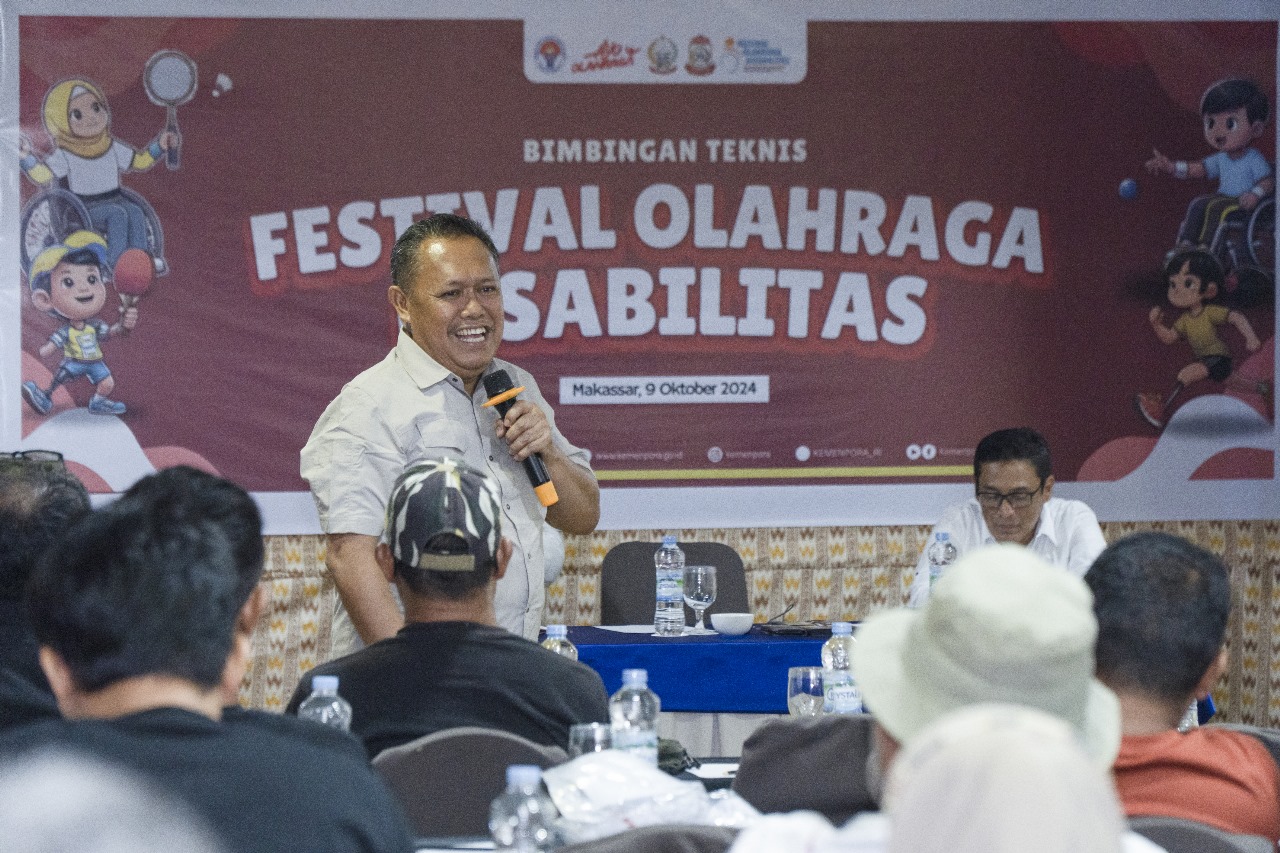 Bimtek Olahraga Disabilitas Kemenpora, Upaya Sukseskan Festival Olahraga Disabilitas untuk Wujudkan Inklusivitas