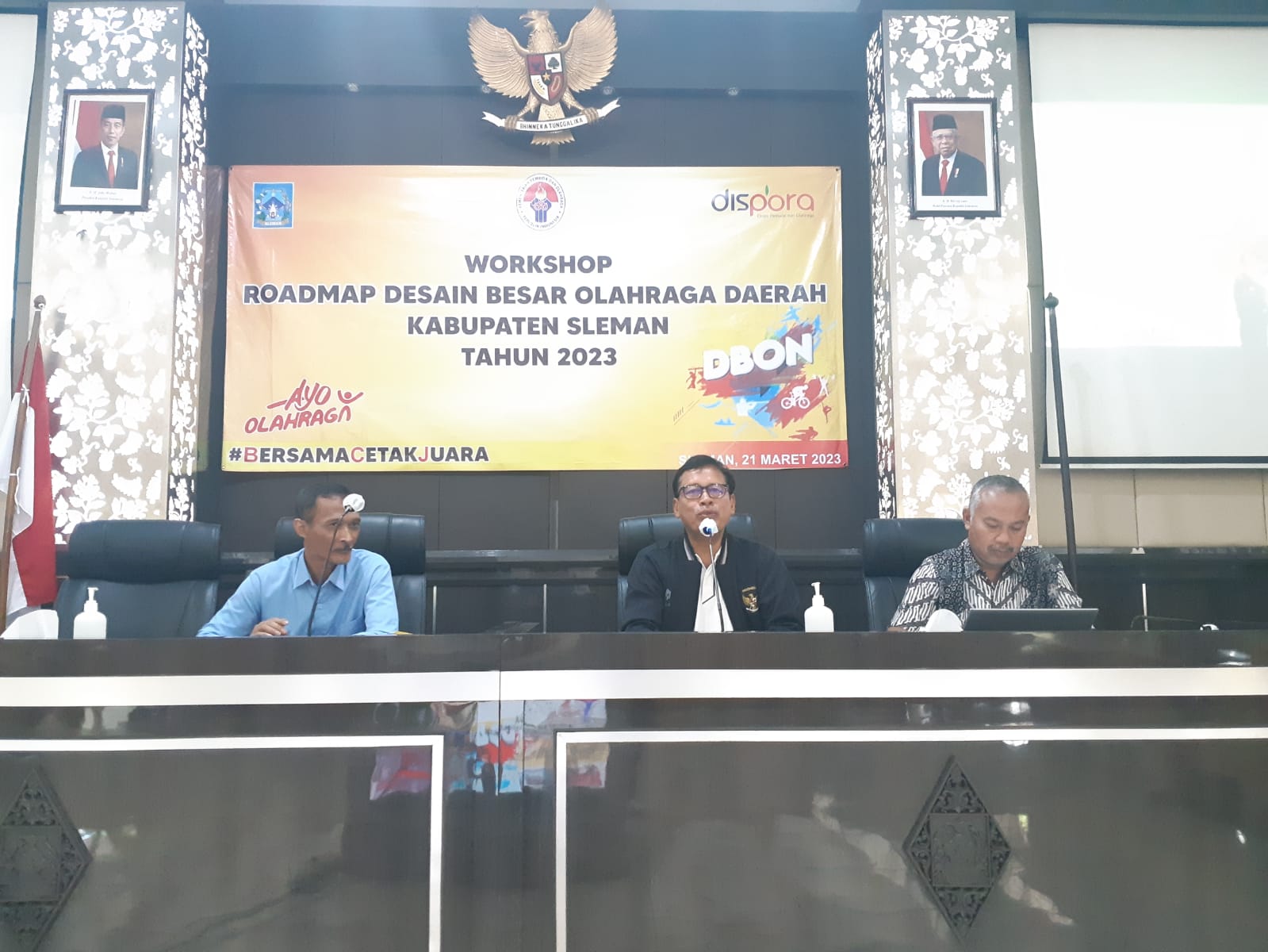 Kemenpora Hadiri Workshop Roadmap Desain Besar Olahraga Daerah Kabupaten Sleman Tahun 2023