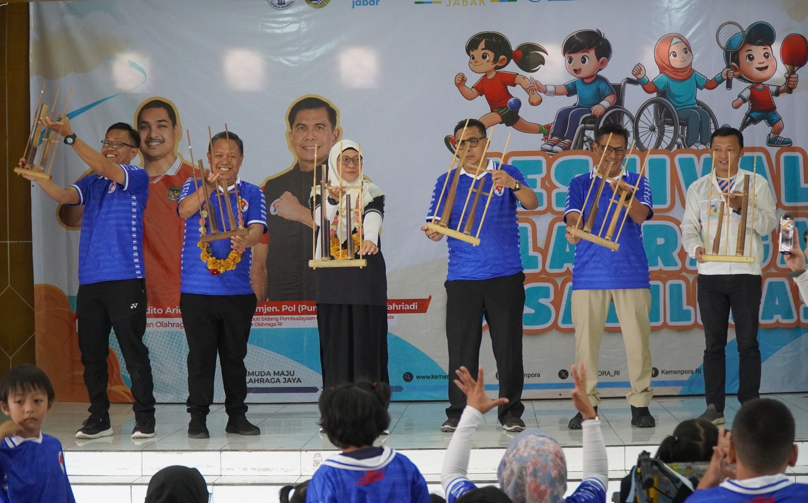 Kegiatan Festival Olahraga Disabilitas Kemenpora di Bandung