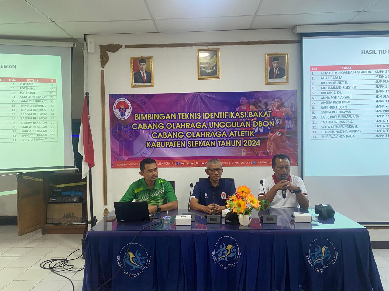Tes Identifikasi Bakat pada Cabang Olahraga Atletik di Sleman 2024