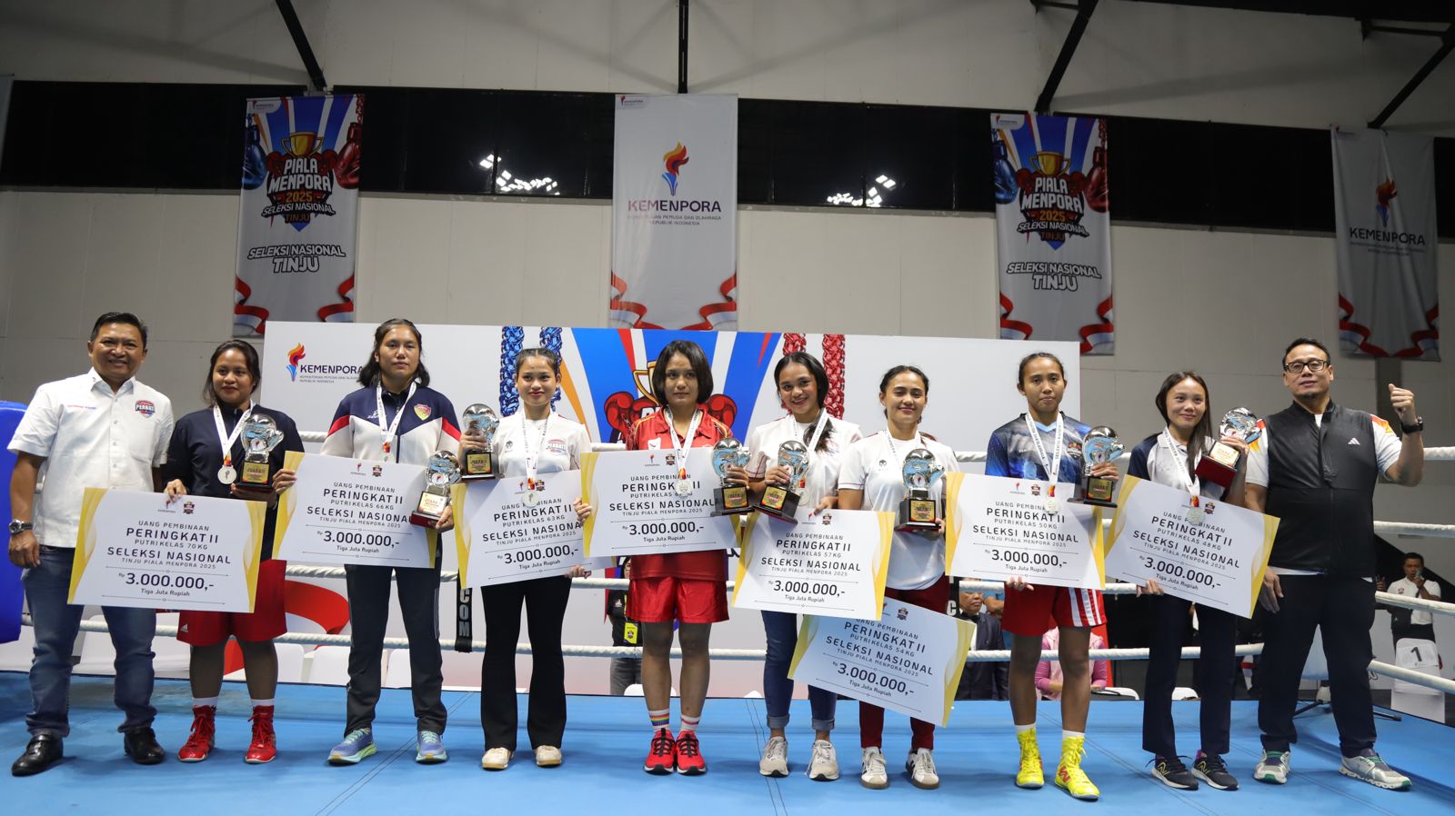 Penyelenggaraan Seleknas Tinju Piala Menpora 2025